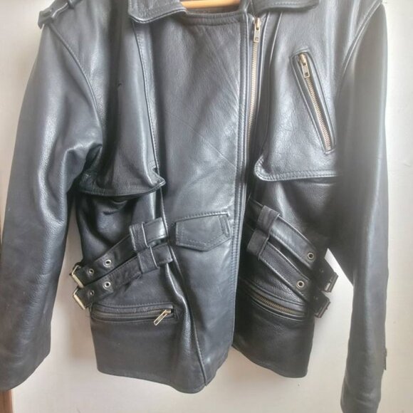Coat perfecto thick leather adjustable - Picture 9 of 10